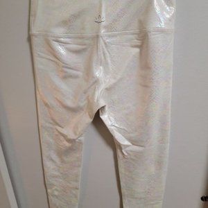 Beyond Yoga Athletic Leggings - Iridescent White